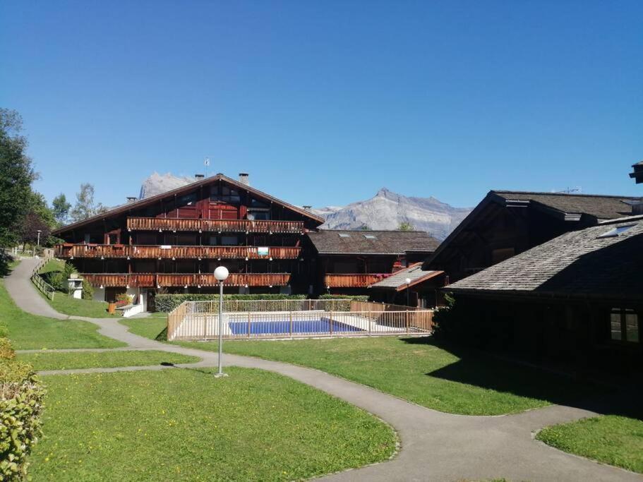 Studio Cosy Au Pied Des Pistes Avec Piscine Saint-Gervais-les-Bains Exterior photo